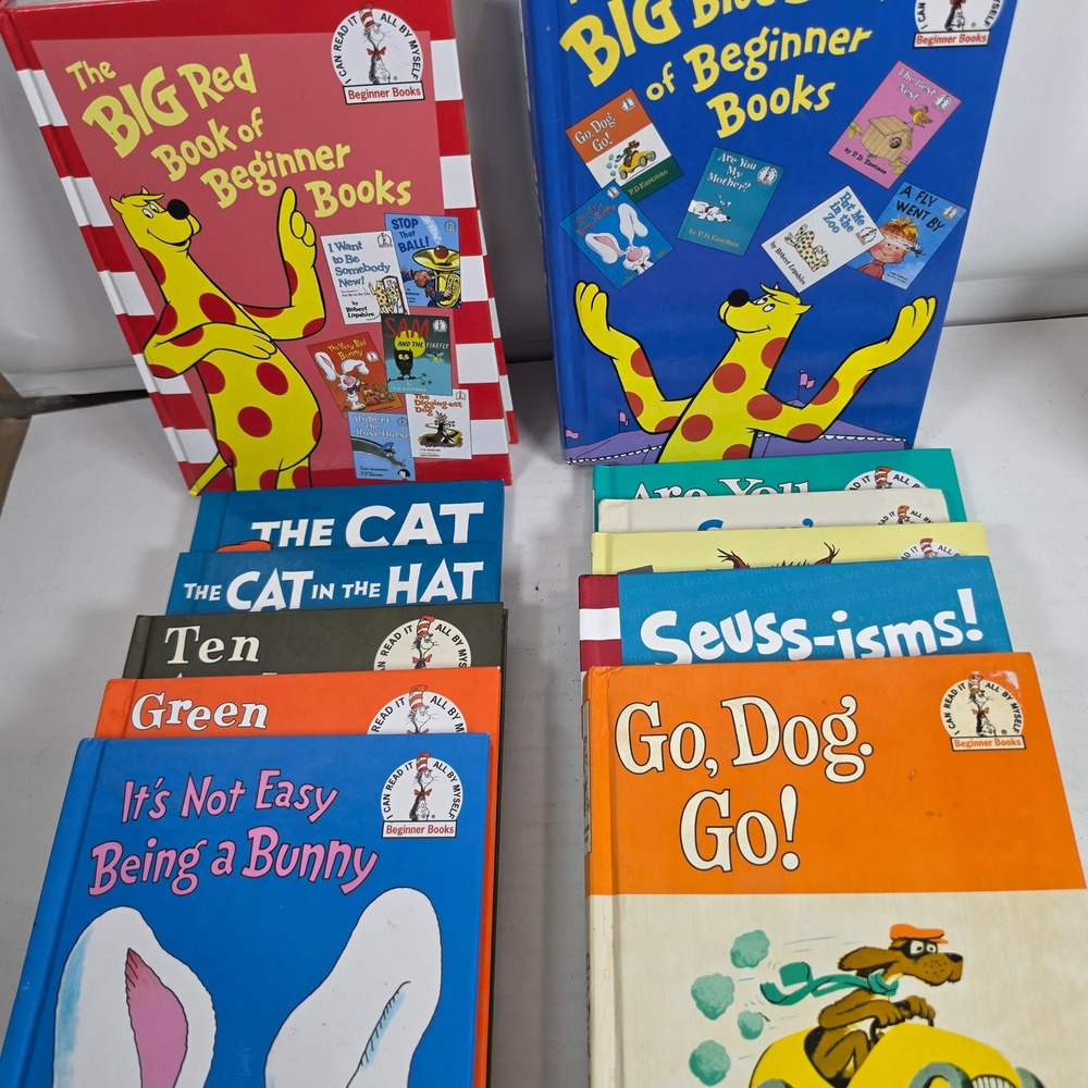 Dr Seuss Beginner Books Lot of 12 Hardcover Cat in the Hat Green Eggs and Ham